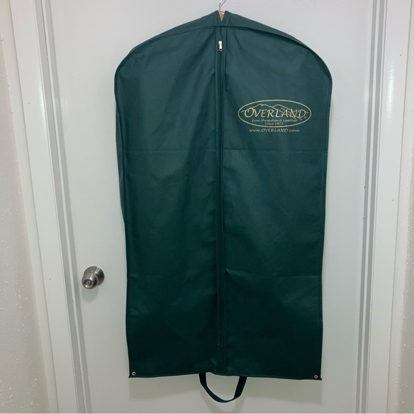 Brown Lamb Leather Zipper Jacket by Overland - Picture 16 of 16